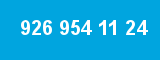 926 954 11 24 926 954 11 24